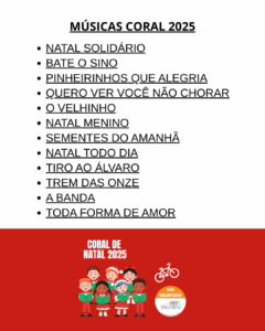 Read more about the article Músicas – Coral de Natal 2025
